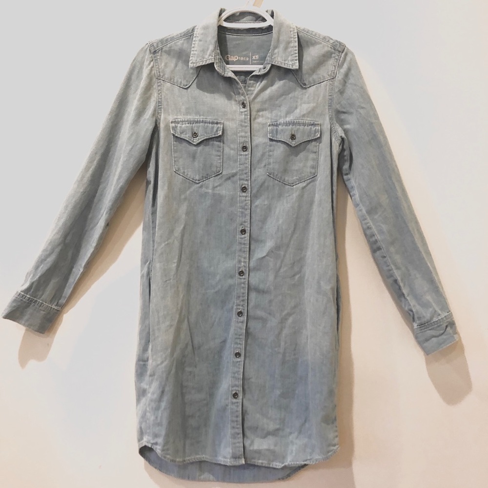 Denim Gap Shirtdress